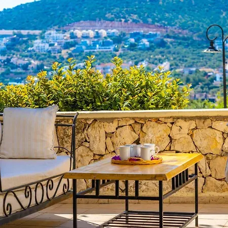 Azure With Sea View In Apartment Kalkan